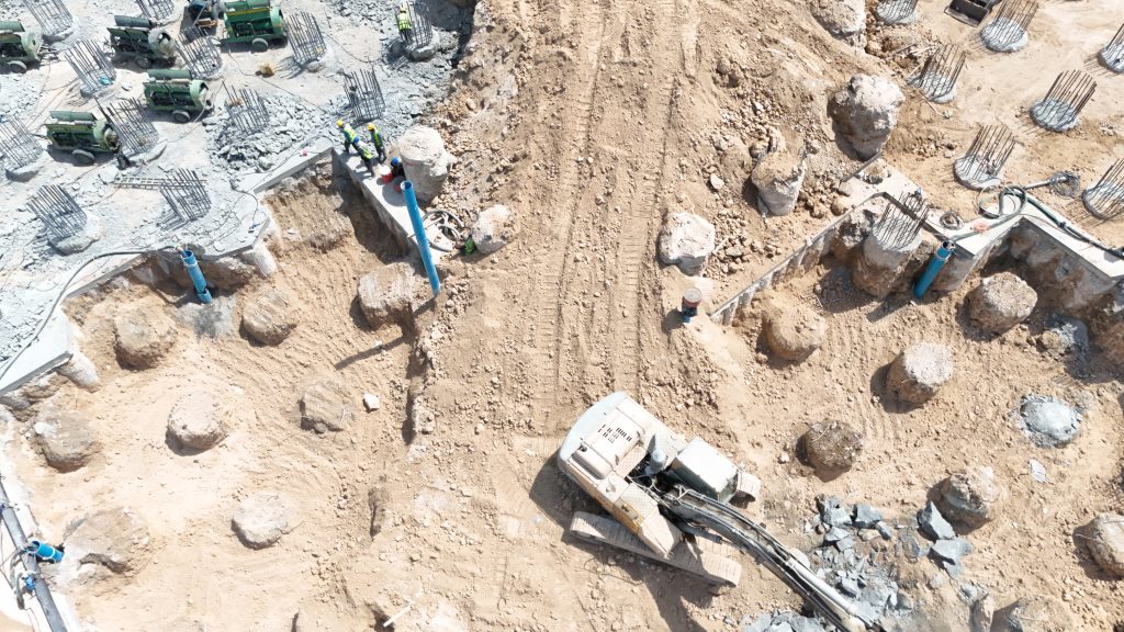 WJ Saudi Trump Tower Jeddah Deep Wells Trenches Dewatering