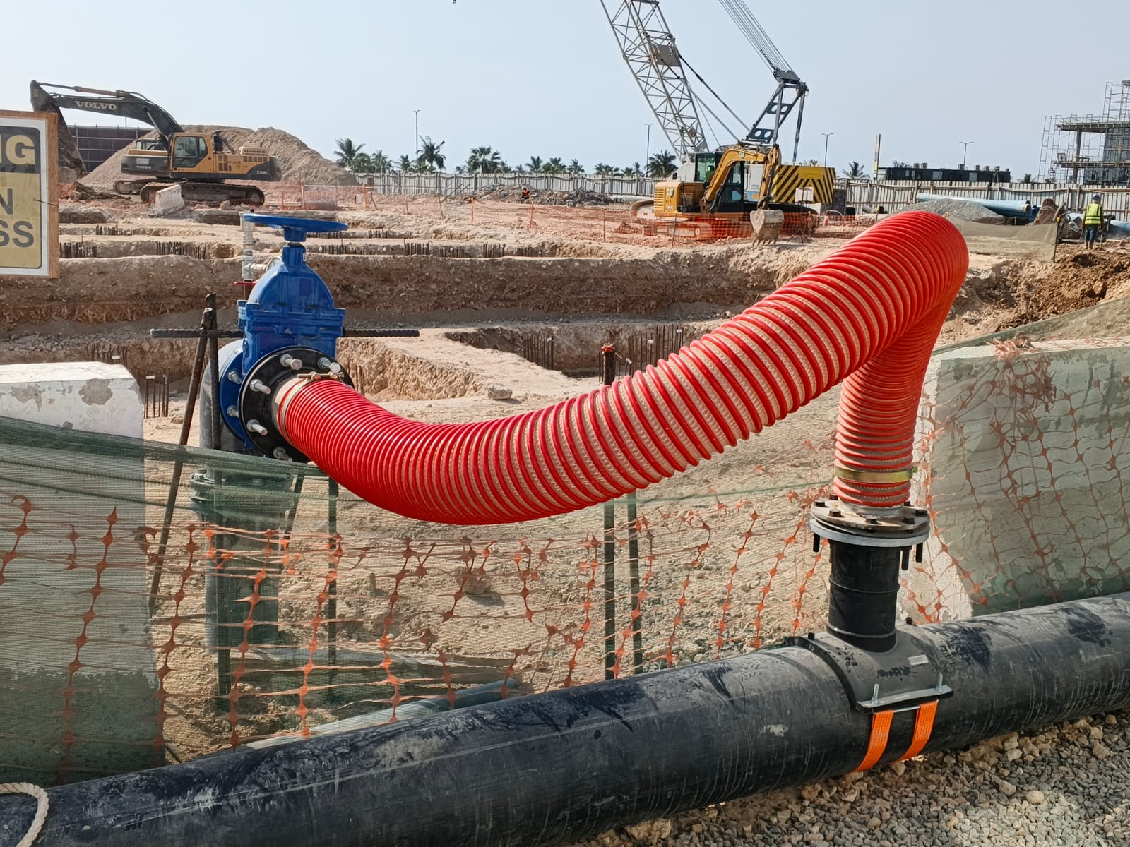 WJ Saudi Trump Tower Jeddah Deep Wells Trenches Dewatering 4